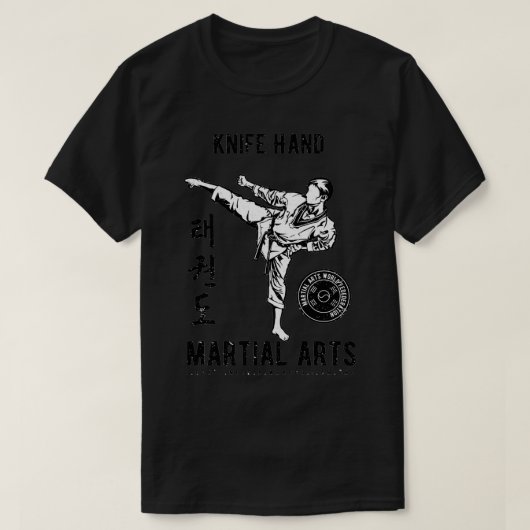 Knife Hand Sensei Martial Arts T-Shirt (Design vorne)