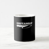 Knife Knifeaholic Knife Collector Kaffeetasse (Mittel)