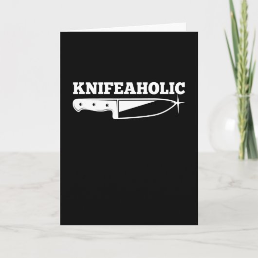 Knife Knifeaholic Knife Collector Karte (Vorderseite)