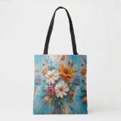 Knife Painted Bouquet Tasche (Vorderseite)
