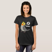 Knife Parrot Wants Seeds I Cockatiel T-Shirt (Vorne ganz)