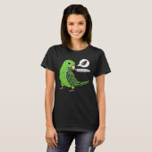 Knife Parrot Wants Seeds I Green Parrotlet T-Shirt (Vorne ganz)