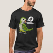 Knife Parrot Will Saatgut I Grüner Mönch Parakeet  T-Shirt (Vorderseite)