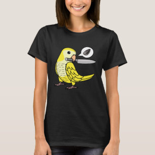 Knife Parrot Will Samen I Gelbe Lutino Monk Para T-Shirt