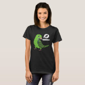 Knife Parrot Will Samen in grünem Paprika T-Shirt (Vorne ganz)