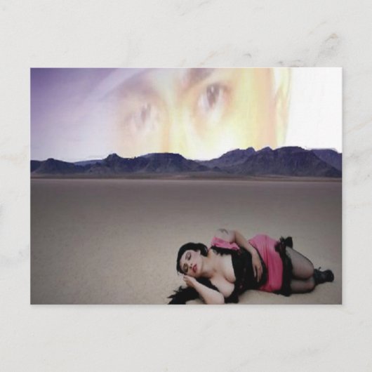 "Knife" Sotelo/Mina Rose Postkarte (Vorderseite)