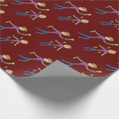 Knife Throwing Act Geschenkpapier (Ecke)