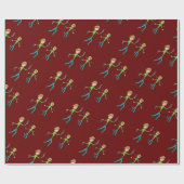 Knife-Throwing Geschenkpapier (Flach)