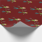 Knife-Throwing Geschenkpapier (Ecke)