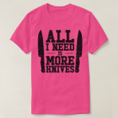 Knifemaking Knife Making Bladesmith Smithing Knife T-Shirt (Design vorne)