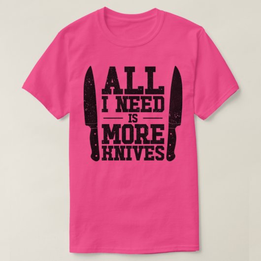 Knifemaking Knife Making Bladesmith Smithing Knife T-Shirt (Design vorne)