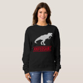 Knifosaurus Knifeaholic Knife Collector Knife Coll Sweatshirt (Vorne ganz)