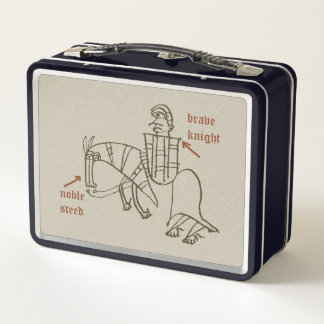 Knight and Steed Metal Lunchbox