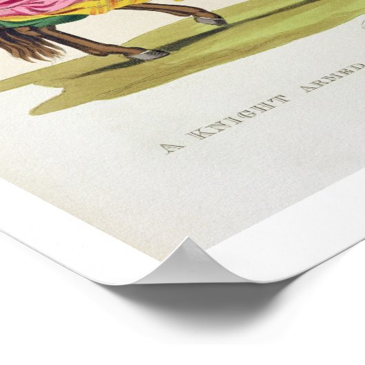 Knight Armed for the Bond, 1512, engraved by W. Poster (Ecke)