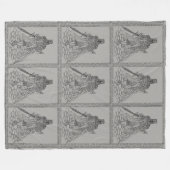Knight Blanket Fleecedecke (Vorderseite (Horizontal))