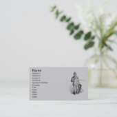 Knight Business Card Visitenkarte (Stehend Vorderseite)