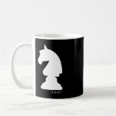 Knight Chess Piece Group Kostüm Schach Club Schach Kaffeetasse (Links)