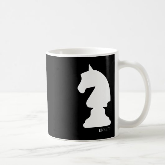 Knight Chess Piece Group Kostüm Schach Club Schach Kaffeetasse (Rechts)