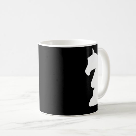 Knight Chess Piece Group Kostüm Schach Club Schach Kaffeetasse (VorderseiteRechts)