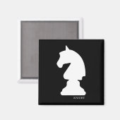 Knight Chess Piece Group Kostüm Schach Club Schach Magnet (Vorderseite/Rückseite)