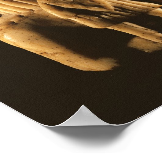 Knight chess piece poster (Ecke)