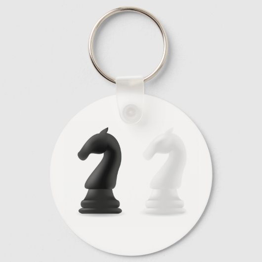 Knight Chess Pieces Keychain Schlüsselanhänger (Vorderseite)
