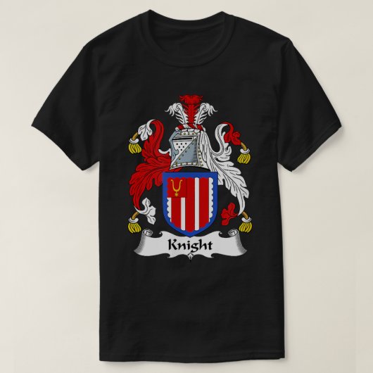 Knight Coat of Arms  Family Crest  T-Shirt (Design vorne)