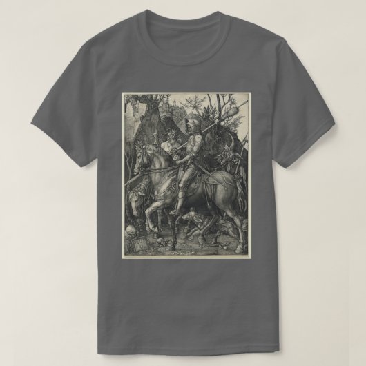 Knight Death and Devil 1513 von Albrecht Drer T-Shirt (Design vorne)