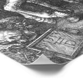 Knight, Death and the Devil, 1513 (engraving) Poster (Ecke)