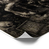 Knight, Death and the Devil by Albrecht Durer Poster (Ecke)