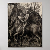 Knight, Death and the Devil by Albrecht Durer Poster (Vorne)