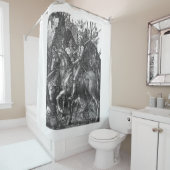 Knight Death Devil Albrecht Durer Gravur Art p Duschvorhang (Beispiel)