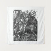 Knight Death Devil Albrecht Durer Gravur Art p Wandteppich (Vorderseite)