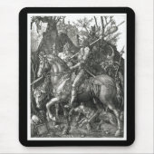 Knight, Death & the Devil - Albrecht Dürer c. 1513 Mousepad (Vorne)