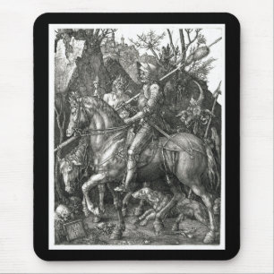 Knight, Death & the Devil - Albrecht Dürer c. 1513 Mousepad