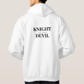 Knight Devil Men's Hoodie | gotische Mittelalterst (Rückseite)
