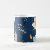 Knight Dragon Castle Childish Pattern Kaffeetasse (Mittel)