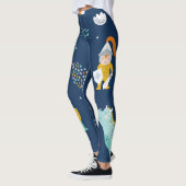 Knight Dragon Castle Childish Pattern Leggings (Links)