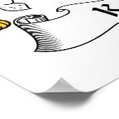 Knight Familienwappen Poster (Ecke)