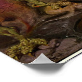 Knight Fighting Dragon von J. Allen St. John Poster (Ecke)