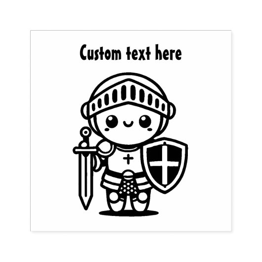 Knight Gummistempel (Prägung)