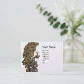 KNIGHT HELMET MIT DEM HERALDISCHEN MONOGRAMM VISITENKARTE (Stehend Vorderseite)