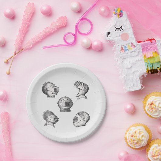 Knight HelmetsPaper-Teller Pappteller (Party)