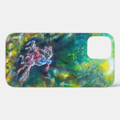 KNIGHT LANCELOT , PFERDERFAHRT IN GRÜNEN WALDEN Case-Mate iPhone HÜLLE (Rückseite (Horizontal))