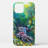 KNIGHT LANCELOT , PFERDERFAHRT IN GRÜNEN WALDEN Case-Mate iPhone HÜLLE (Rückseite)
