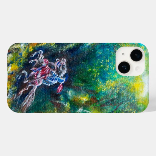 KNIGHT LANCELOT , PFERDERFAHRT IN GRÜNEN WALDEN Case-Mate iPhone HÜLLE (Rückseite (Horizontal))