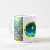 KNIGHT LANCELOT , PFERDERFAHRT IN GRÜNEN WALDEN KAFFEETASSE (Vorderseite Links)