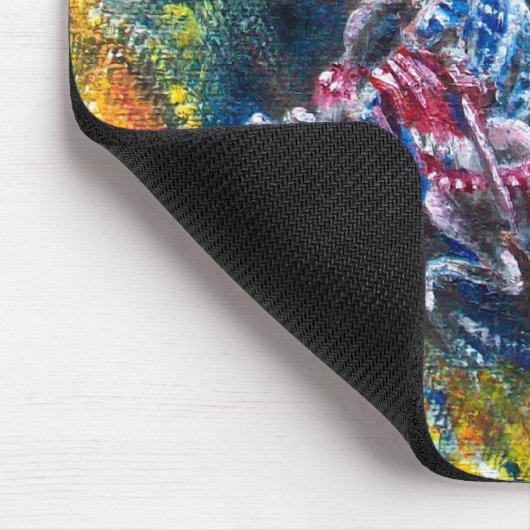 KNIGHT LANCELOT , PFERDERFAHRT IN GRÜNEN WALDEN MOUSEPAD (Ecke)