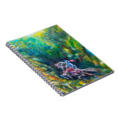 KNIGHT LANCELOT , PFERDERFAHRT IN GRÜNEN WALDEN NOTIZBLOCK (Rechte Seite)