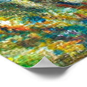 KNIGHT LANCELOT , PFERDERFAHRT IN GRÜNEN WALDEN POSTER (Ecke)